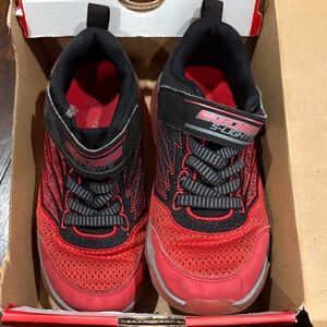 Nike Kids' Red and Black Sneakers